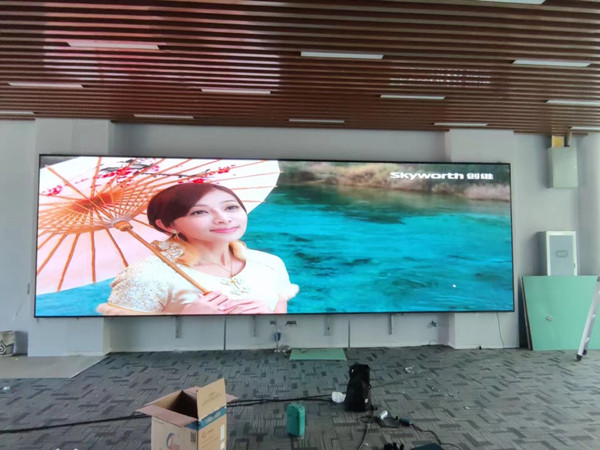 博乐P1.53led小间距屏安装案例